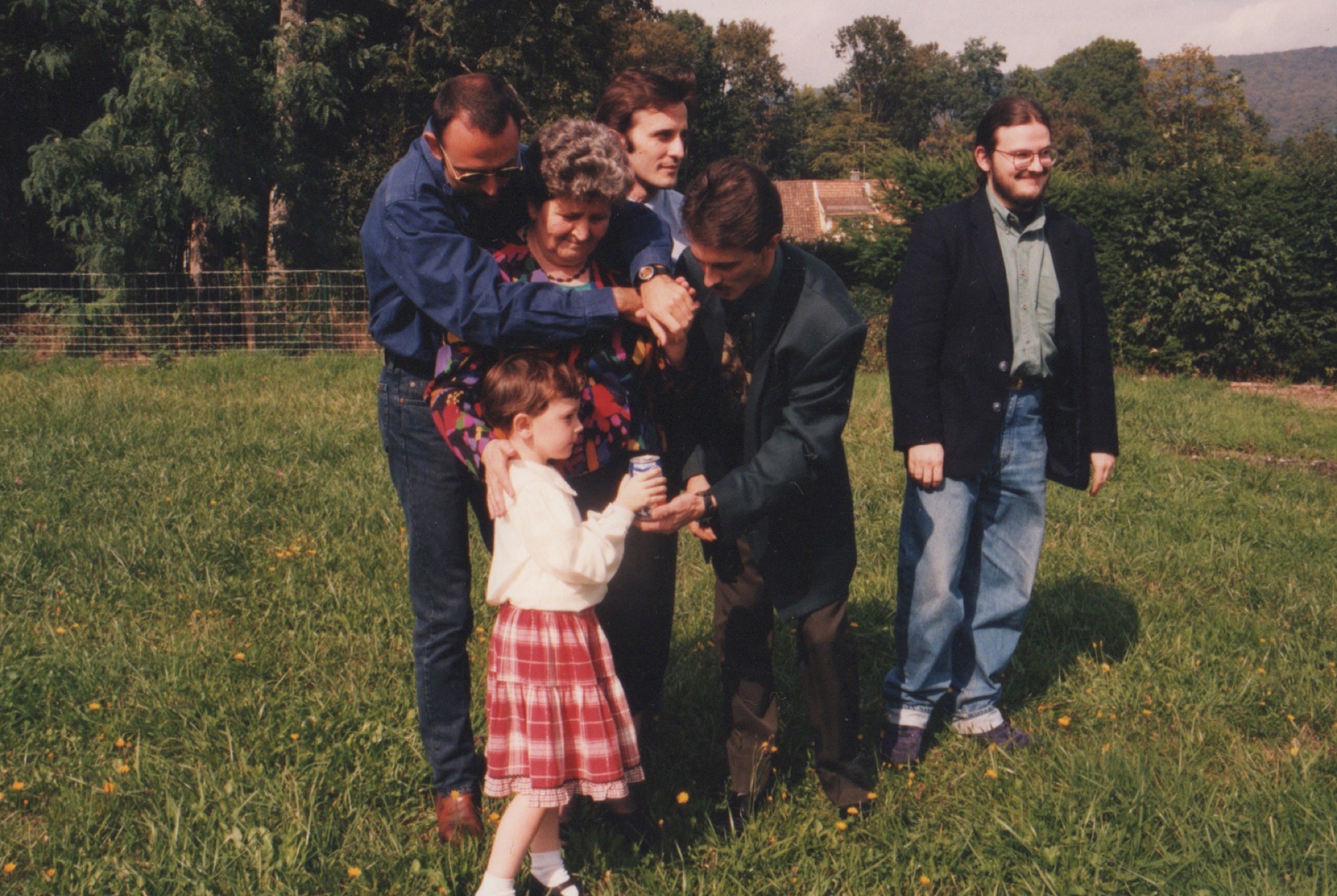 Jacques-Antoine Wicky avec sa famille