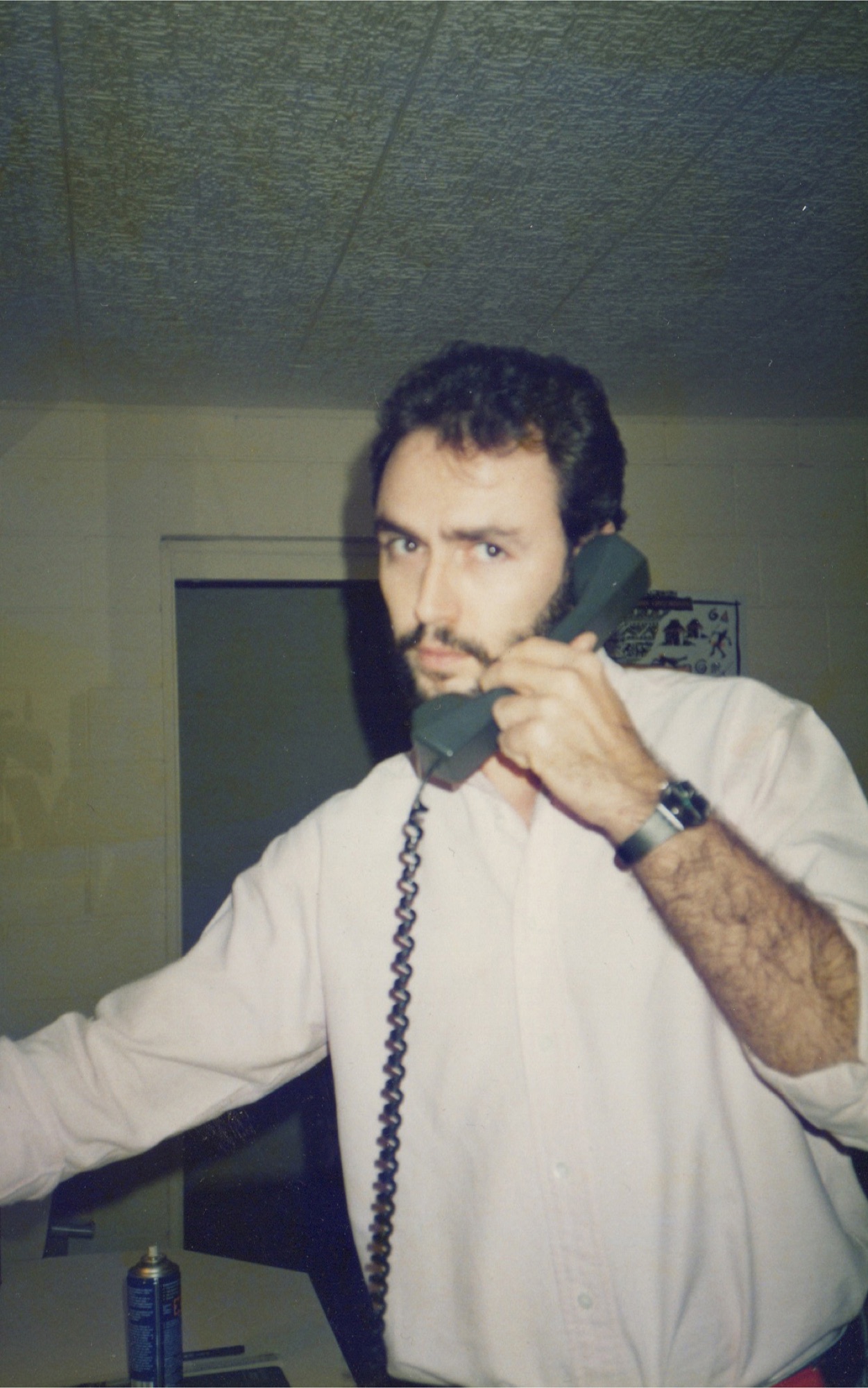 Jacques-Antoine Wicky au téléphone