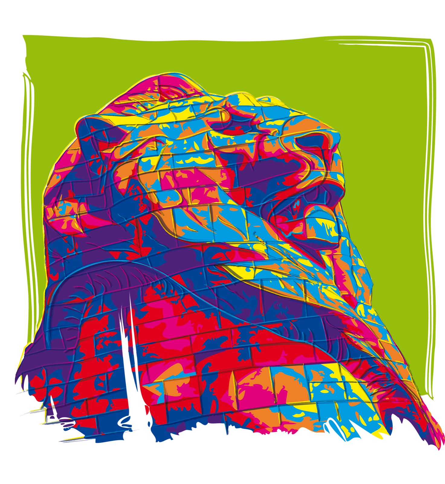 Création Bartholdi — lion andy 2019 vcoul