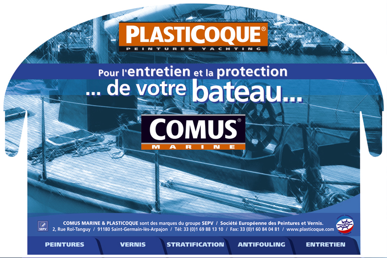Design graphique — fronton plasticoque