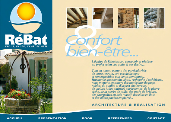 Design graphique — page rebat 2