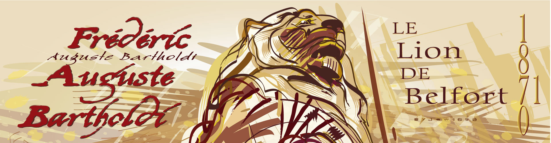 dia lion sepia